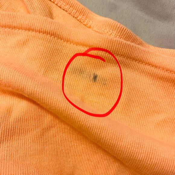 Chico’s Peach Orange Ultimate Tee 2 (Large) Women’s Square Neck 3/4 Sleeve READ - Picture 13 of 14